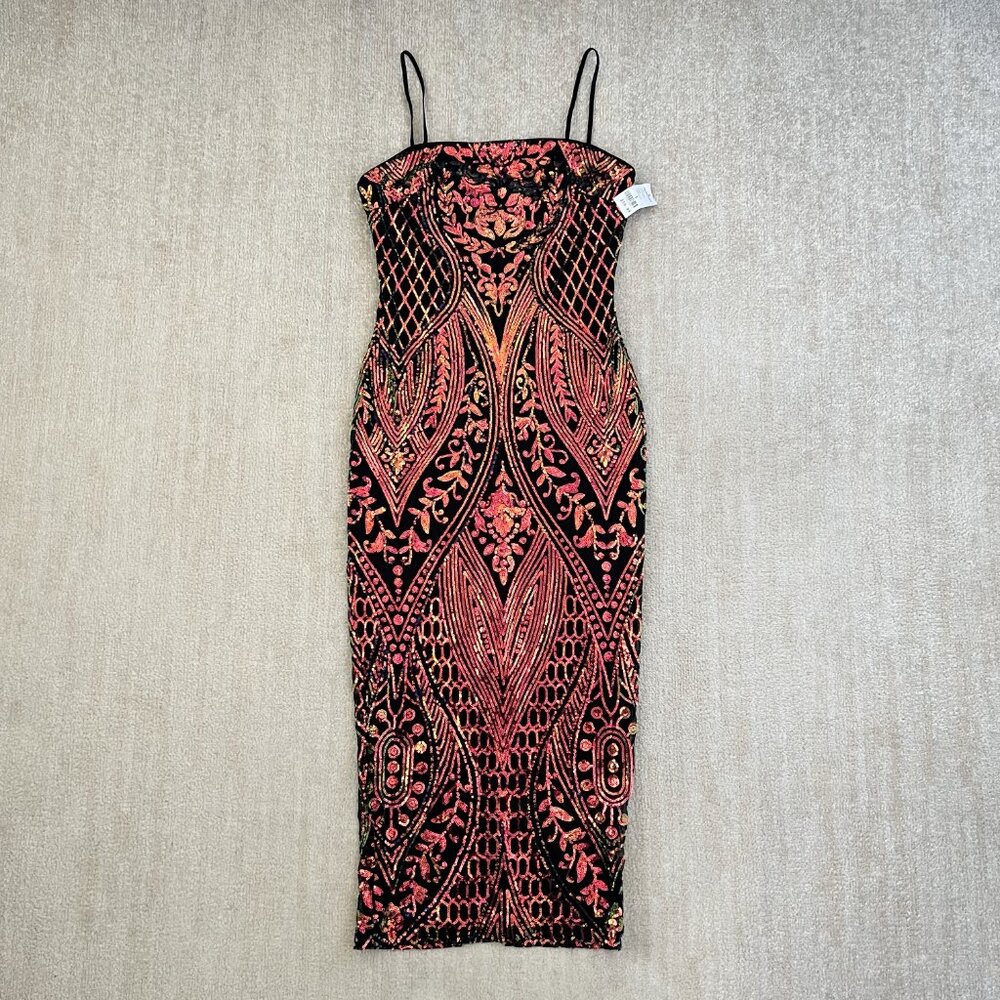 NWT Privy Sequin Party Cocktail Dress L